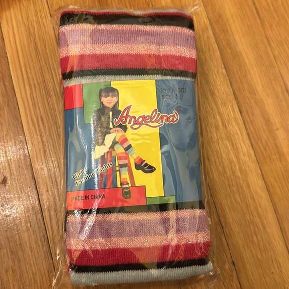 NWT 10 pairs of girls patterned knit tights - Picture 2 of 10